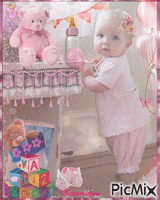 Baby girl - Ingyenes animált GIF