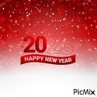 2023-Happy New Year! GIF animé