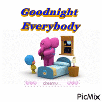 Goodnight animuotas GIF