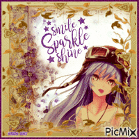 Smile sparkle shine アニメーションGIF