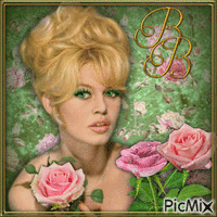 Brigitte Bardot - GIF animé gratuit