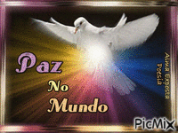 Paz no mundo - Бесплатный анимированный гифка
