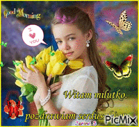 Witam milutko - Бесплатный анимированный гифка