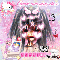 Lacey good morning chat GIF animé