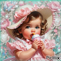 Cute baby - Free animated GIF