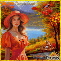 Autumn Magic. Have a Great Day 动画 GIF