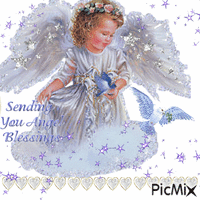 Sending You Angel Blessing GIF animé