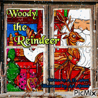 Woody the Reindeer - GIF animé gratuit