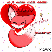 FOX JE TAIME animoitu GIF
