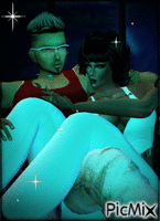 Douce & Xenon un Ami - Darmowy animowany GIF
