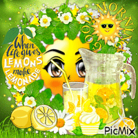 Good Morning Lemonade - GIF animé gratuit