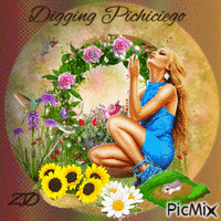 Digging Pichiciego - Δωρεάν κινούμενο GIF