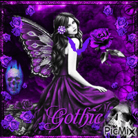 Gothic fairy - Purple tones