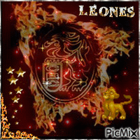 leones - GIF animate gratis
