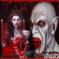 Ein schrecklicher Vampir - 無料のアニメーション GIF