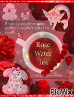 Rose Water Tea - GIF animé gratuit
