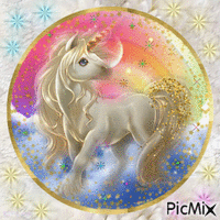 unicorn GIF animasi