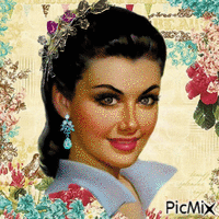 portrait vintage - Bezmaksas animēts GIF