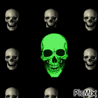 Skull - GIF animate gratis