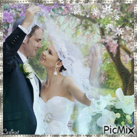 Spring wedding - Ingyenes animált GIF