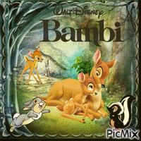Bambi анимированный гифка