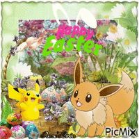 Concours : Pâques - Pokémon - 無料のアニメーション GIF