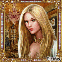 Porträt eines blonden Mädchens
