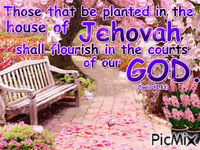 Jehovah shall Flourish! Gif Animado