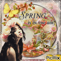 spring is in the air - GIF animado gratis