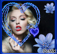 Blue Love! - Gratis geanimeerde GIF