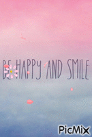 Be Happy - Nemokamas animacinis gif