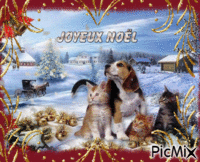 Jouyeux Noel - Zdarma animovaný GIF