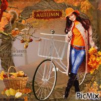 Bicycle ride 动画 GIF