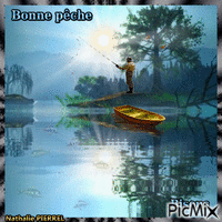 Bonne pêche... - Бесплатный анимированный гифка