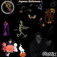 halloween pour le concours de misarela animovaný GIF