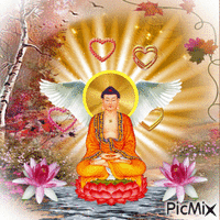 Buddha - Nemokamas animacinis gif