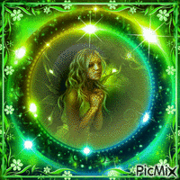 The Green Fairy Gif Animado