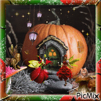 fairy house GIF animé