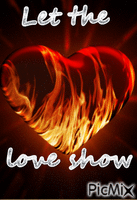 let the love show - GIF animé gratuit