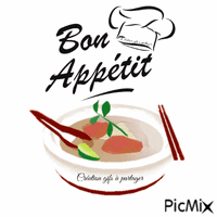 Bon appétit à tous - 無料のアニメーション GIF