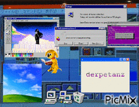 hecker microsoft-windows fatal error derpetanz animovaný GIF