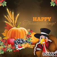 Thanksgiving Turkey animált GIF