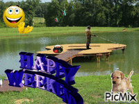 Fishing - Bezmaksas animēts GIF