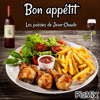 Bon appétit GIF animado