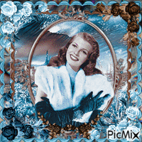 Rita Hayworth, Actrice américaine animirani GIF