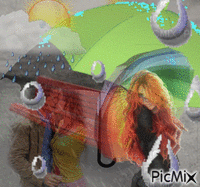 rain GIF animata