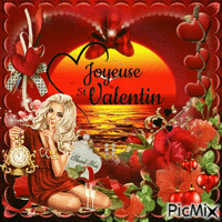 bonne Valentin - Бесплатный анимированный гифка