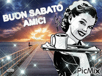 BUON SABATO AMICI animēts GIF