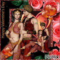 Happy Valentine's Day - Indira & Hari - Bezmaksas animēts GIF