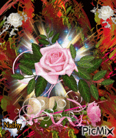 rose анимированный гифка